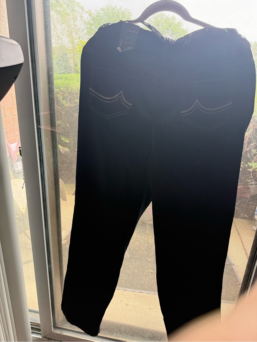 CJ Banks Dark Blue Straight Leg Jeans